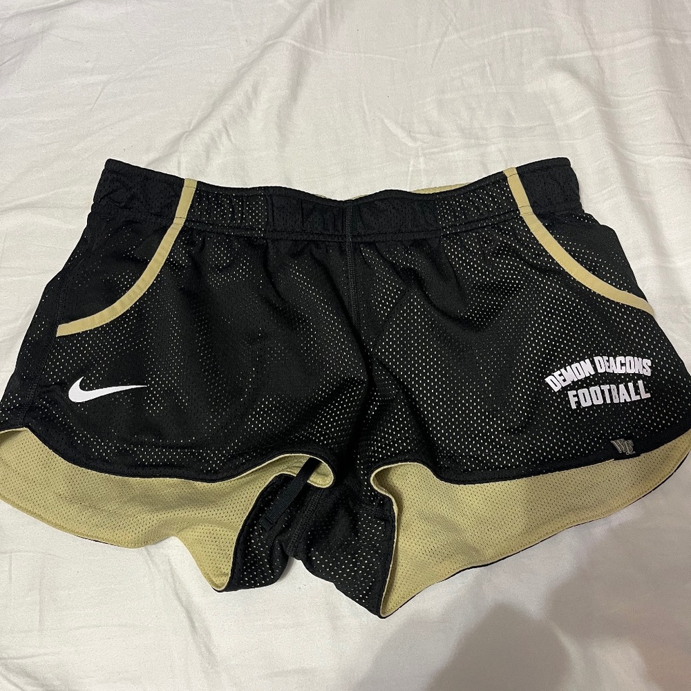 Wake forest Nike football shorts